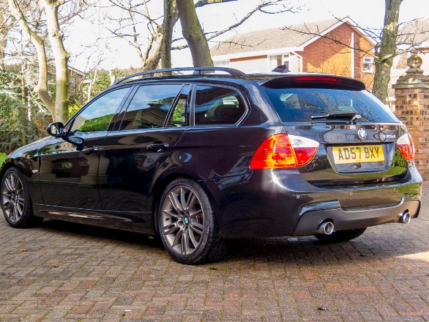 BMW 335d Our first family estate after the 130i. Fast, stealthy and practical.