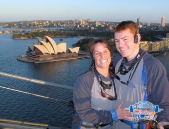 001_1 On the way up the East arch, as the sun sets