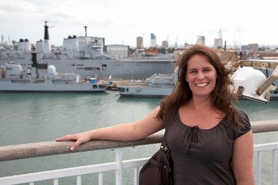 IMG_2238 Leaving Portsmouth and the Ark Royal behind
