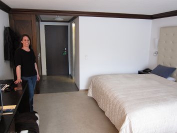 IMG_0009 Unusually large and modern ski hotel room