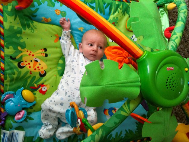 October - November 2011 Thomas getting bigger back at home and in hospital in October and November 2011