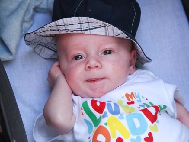 The first few months Thomas at home in Windsor and Formby in August and September 2011